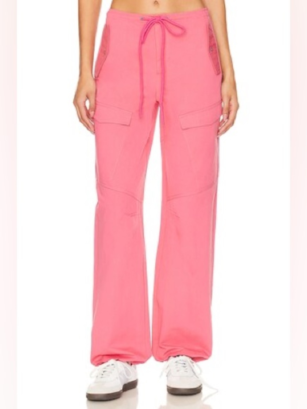 Superdown Beck Cargo Pants in Hot Pink